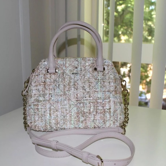 kate spade Handbags - Kate Spade Emerson Place Maise Tweed bag New